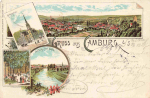 07774 Camburg Saale Restaurant Rathskeller Litho o 1897