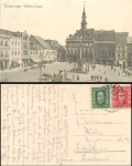 Ceska Lipa Böhmisch Leipa Marktplatz o 19.4.1927