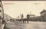 Charlottenburg Berlin Stuttgarter Platz mit Charlottenburger Stadtbahnhof o 1915
