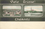 Chemnitz Sachsen viel grüsse ! o 1905