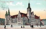 Chemnitz Sachsen Rathaus o 1910