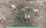Borna Chemnitz Maschienen Ziegelei Arbeiter Echtfoto 1926