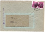 Chemnitz Saxon blackening 12 Pfennig Hitler on letter o Chemnitz 12.7.1945