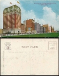 Chicago Illinois Michigan Ave. Hotel and Grant Park *ca. 1910