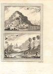 China Sepulchres Chinois / Laboureurs  original Kupferstich um 1750