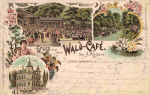 Connewitz Leipzig Wald Cafe Litho o 1899