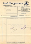 Crimmitschau Briefkopf Firma Emi Morgenstern Wattefabrik 1938