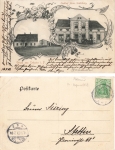 Croessin Pommern Gasthof Schildberg Krosino o 1903