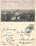 Crossen Oder von der Wilhelmshoehe Krosno Odrzanskie Ostbrandenburg o 31.12.1910