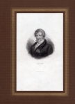 Cuvier Georges naturalist original steel engraving around 1850