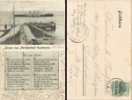 Cuxhaven Liedkarte o 10.9.1903