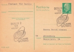DDR 10 Pfennig Ganzsache Sonderstempel 10 Jahre Sputnik I o Berlin 1967