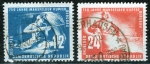 GDR Michel 273-274 o Mansfeld copper slate mining day stamp