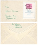 DDR Block 10 Zentrale Briefmarken Ausstellung 1954 o Dresden A21 26.11.1954