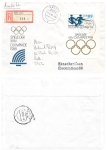 DDR Block 94 Olympisch Sommerspiele Seoul R-Brief o Sellin 11.8.1988