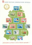 GDR Michel Block19 mint never hinged 15 years German Democratic Republic **