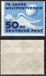 GDR Michel 242 ** 75 years of the Universal Postal Union mint never hinged