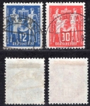 GDR Michel 243-244 o union day stamp