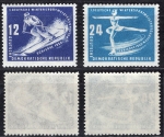 GDR Michel 246-247 ** Winter sports championship mint never hinged