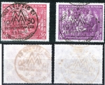 GDR Michel 248-249 o Leipzig Spring Fair 1950 stamped