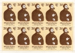 GDR Michel 2755 small sheet Martin Luther mint never hinged 1983** with plate error II
