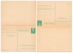 DDR Walter Ulbricht 10 Pfennig Antwort Ganzsache P77