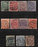 German Empire Michel Dienst 23-33