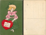 Dame mit Herz  * ca.1920