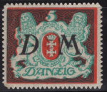 Danzig Michel 21x * Unused with Hinge — Official Stamp