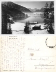 Davos view over the lake around 1930