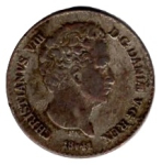 Dänemark 4 Rigsbankskilling 1841 Christian VIII.