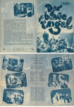 The Blue Angel with Marlene Dietrich Emil Jannings Hans Albers ​​​​​​​62/53 Progress film magazines