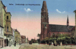 Dessau Zerbsterstrasse mit Peter-Paulskirche * um 1920