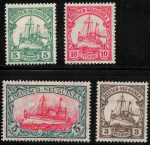 Deutsch-Neuguina Michel 21-24 * ungebraucht Kaiseryacht