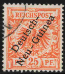 Deutsch-Neuguina Michel 5 o gestempelt  Krone Adler