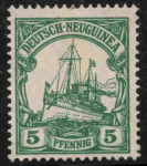 Deutsch-Neuguina Michel 8 (*) ungebraucht Kaiseryacht 
