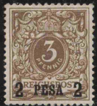 Deutsch-Ostafrika Michel 1 * ungebraucht Krone Adler