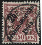 Deutsch-Ostafrika Michel 10 o gestempelt Krone Adler
