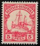 Deutsch-Ostafrika Michel 13 ** postfrisch Kaiseryacht