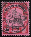 Deutsch-Ostafrika Michel 18 o gestempelt Kaiseryacht