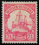 Deutsch-Ostafrika Michel 24 * ungebraucht Kaiseryacht 