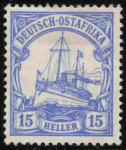 Deutsch-Ostafrika Michel 25 * ungebraucht Kaiseryacht