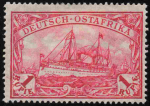 Deutsch-Ostafrika Michel 38 B * ungebraucht Kaiseryacht
