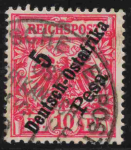 Deutsch-Ostafrika Michel 8 o gestempelt Krone Adler