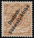 Deutsch-Südwest-Afrika Michel 1 b * ungebraucht Krone Adler