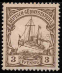 Deutsch-Südwestafrika Michel 11 * ungebraucht Kaiseryacht
