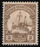 Deutsch-Südwestafrika Michel 24 * ungebraucht Kaiseryacht