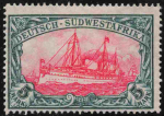 Deutsch-Südwestafrika Michel 32 B * ungebraucht Kaiseryacht
