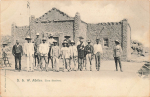 A station with people in German South West Africa * around 1900