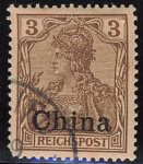 Deutsche Post in China  Michel 15b o gestempelt